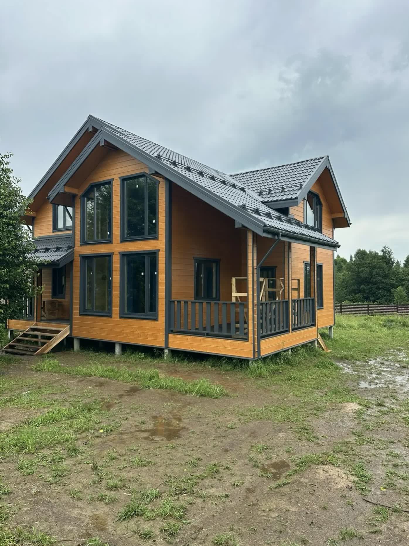 Каркасный жилой дом по проекту «Словения» в КП Bayside Residence