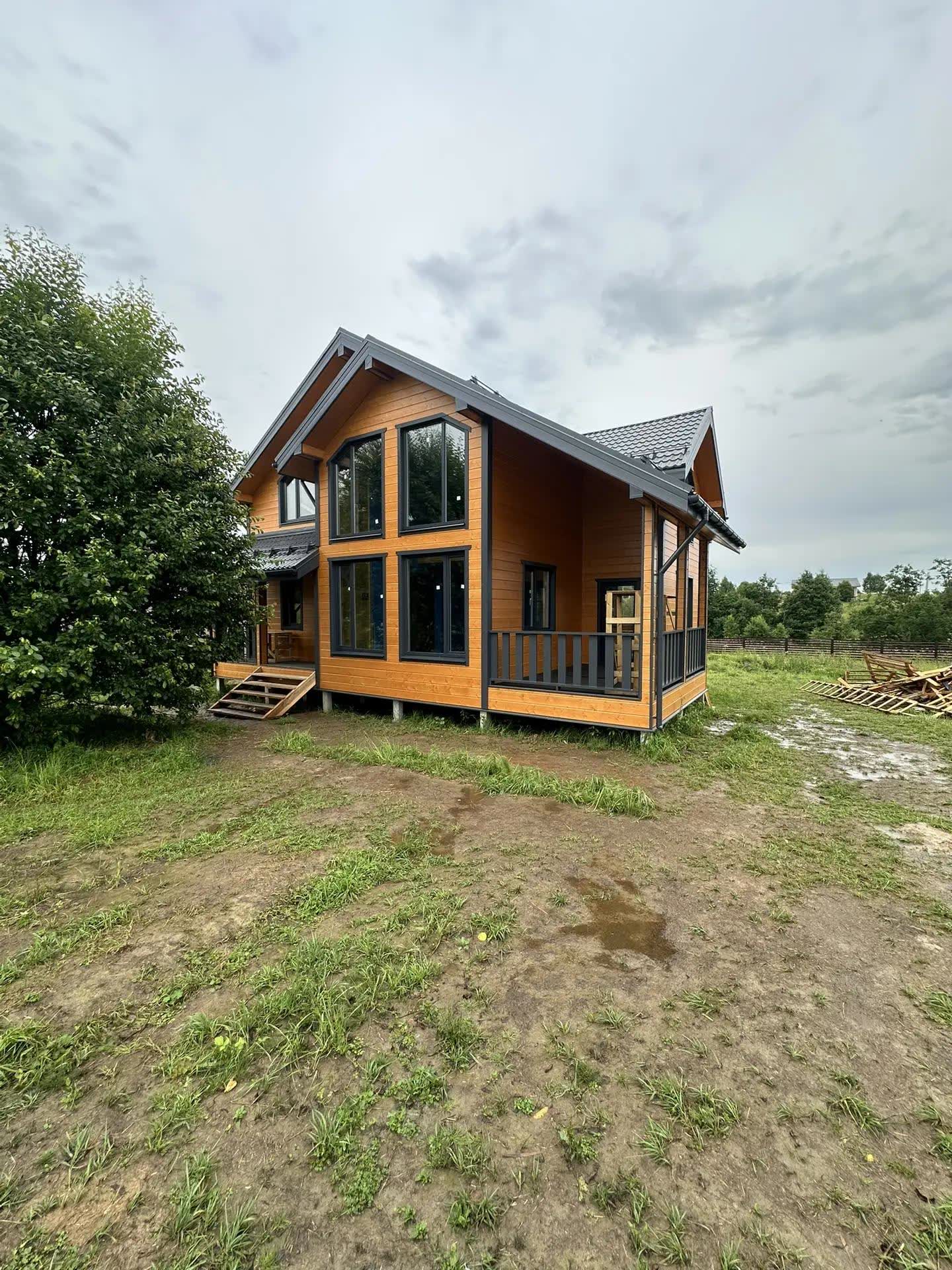 Каркасный жилой дом по проекту «Словения» в КП Bayside Residence