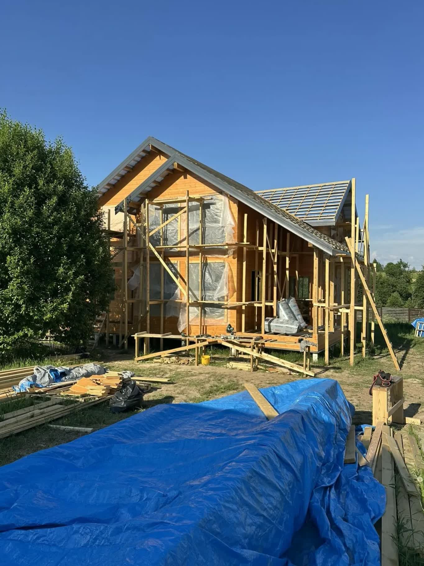 Каркасный жилой дом по проекту «Словения» в КП Bayside Residence