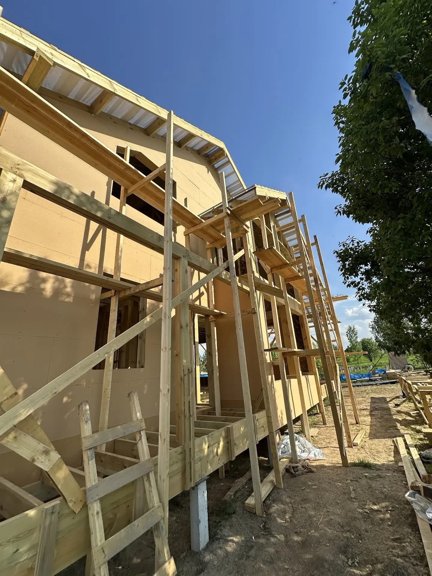 Каркасный жилой дом по проекту «Словения» в КП Bayside Residence