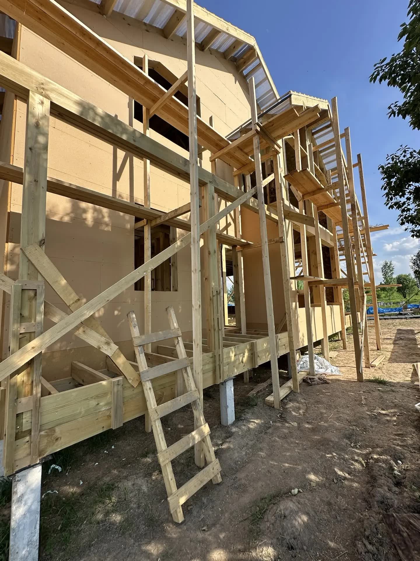 Каркасный жилой дом по проекту «Словения» в КП Bayside Residence