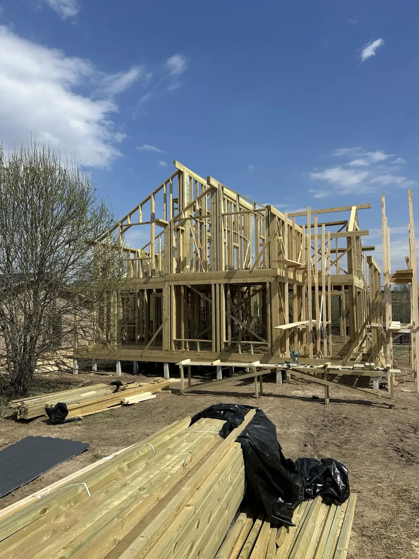 Каркасный жилой дом по проекту «Словения» в КП Bayside Residence