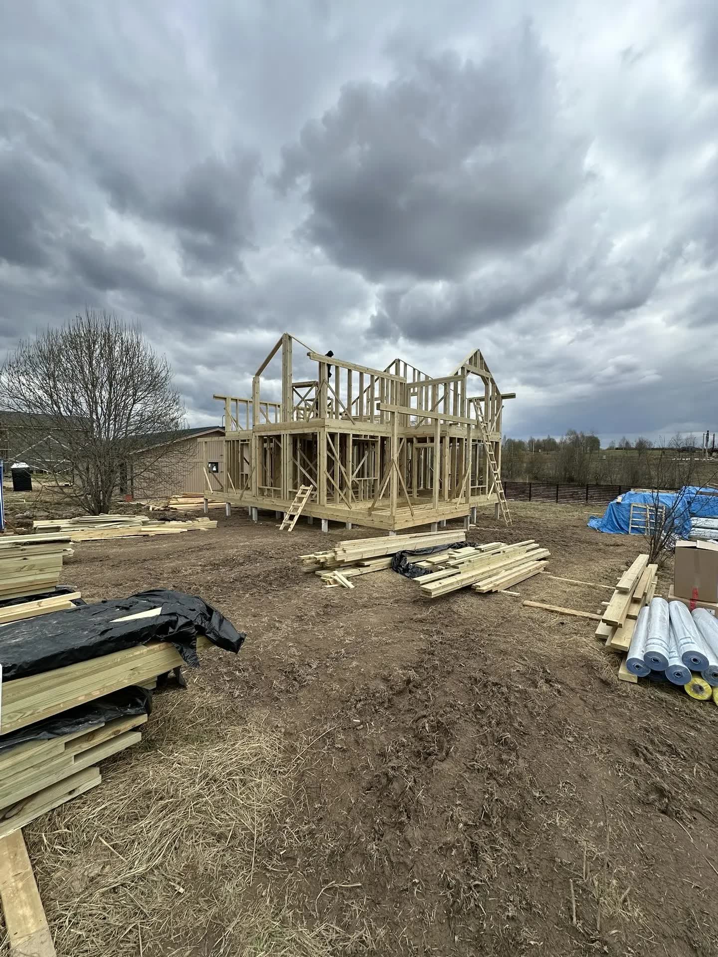 Каркасный жилой дом по проекту «Словения» в КП Bayside Residence