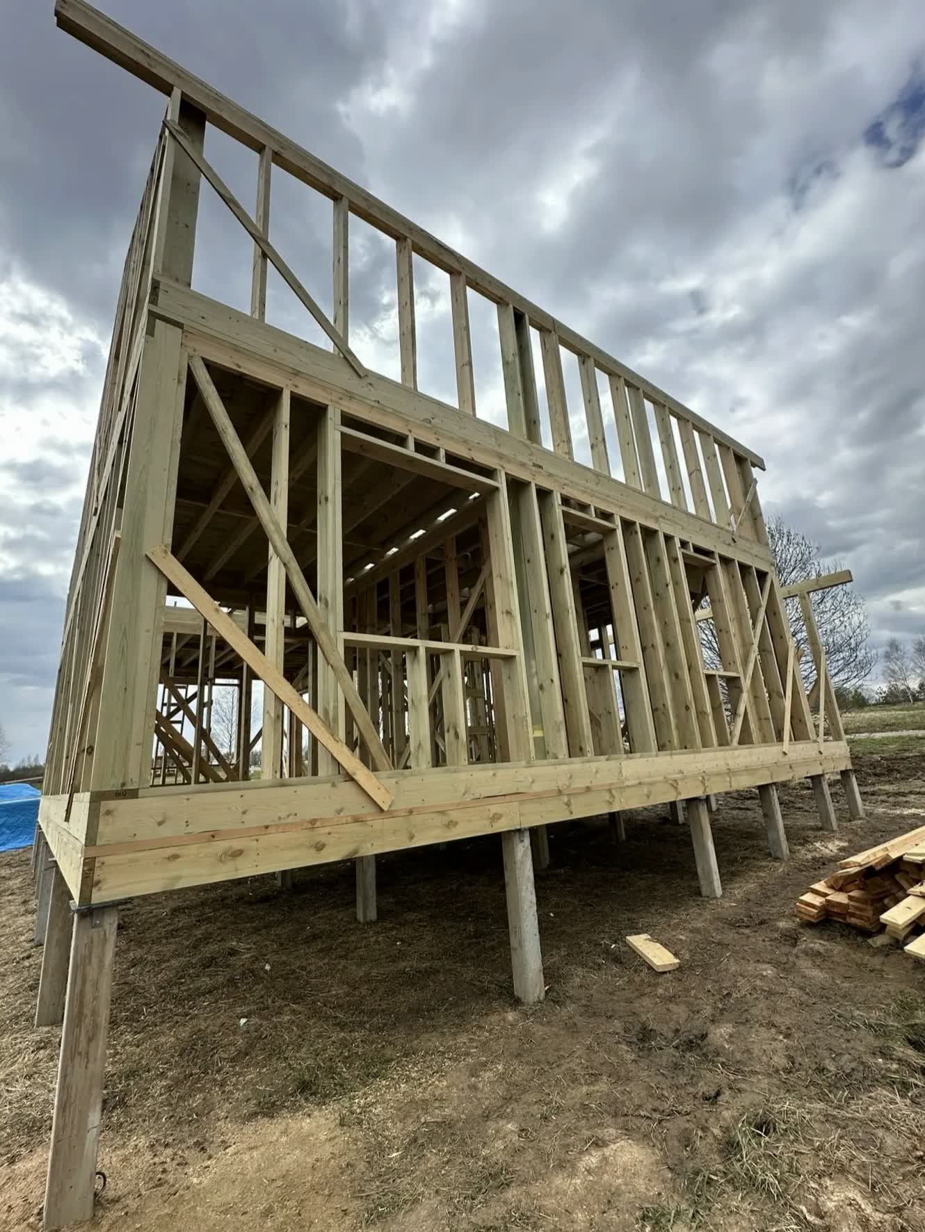 Каркасный жилой дом по проекту «Словения» в КП Bayside Residence