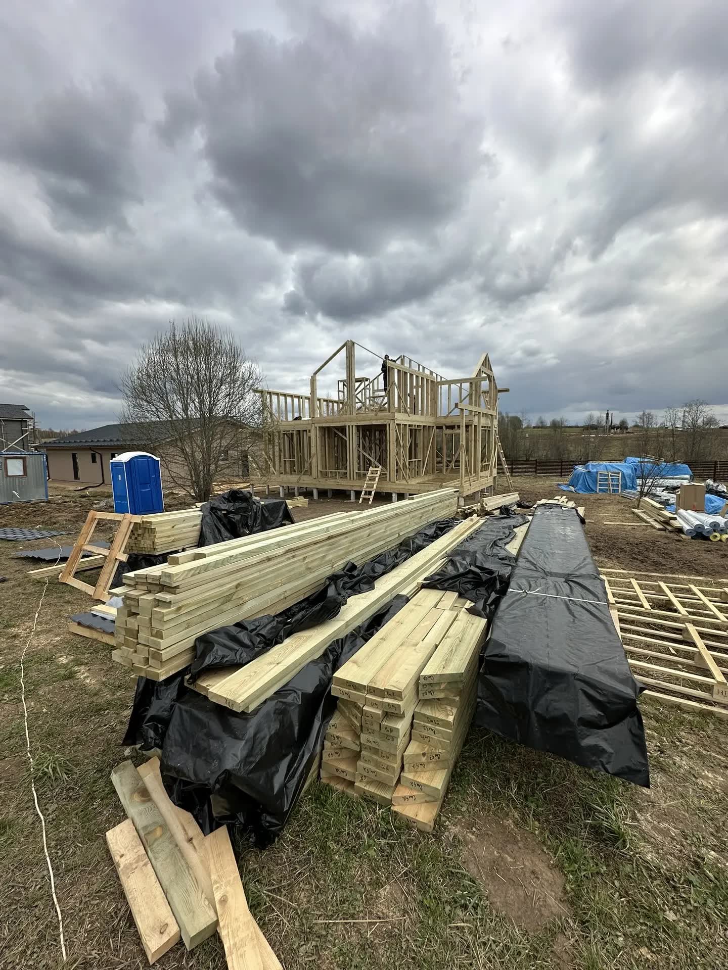 Каркасный жилой дом по проекту «Словения» в КП Bayside Residence